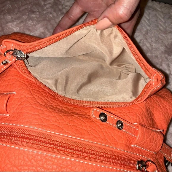 *SOLD ON EBAY* Nine West Orange crossbody - Picture 4 of 12